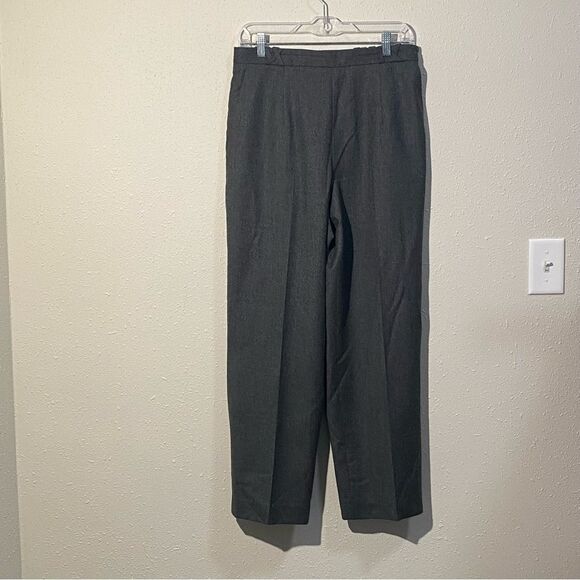 Vintage Talbots made Of Italian Fabric 100% Wool Pants Gray Women's Size 10 - Picture 5 of 15